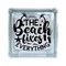 The Beach Fixes Everything Vinyl Decal For Glass Blocks, Car, Computer, Wreath, Tile, Frames product 1